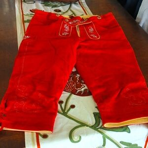 Leather lederhosen for Oktoberfest